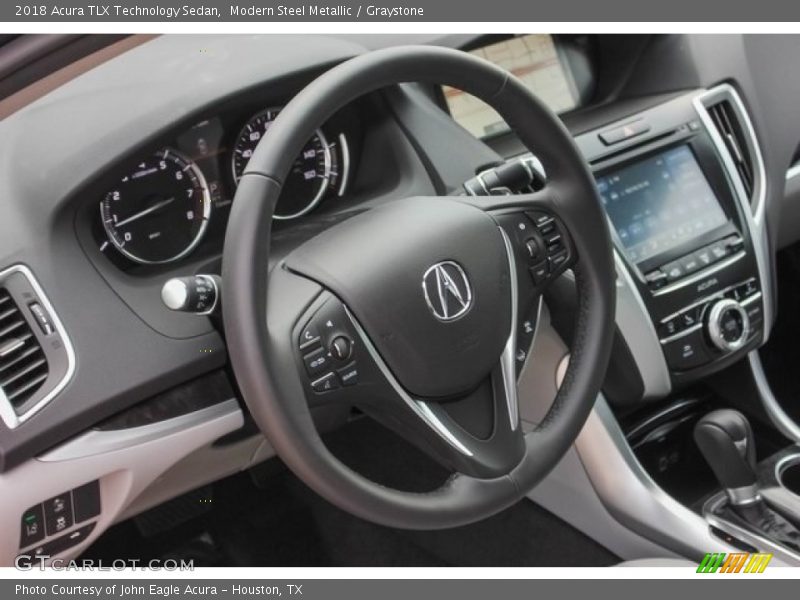 Modern Steel Metallic / Graystone 2018 Acura TLX Technology Sedan