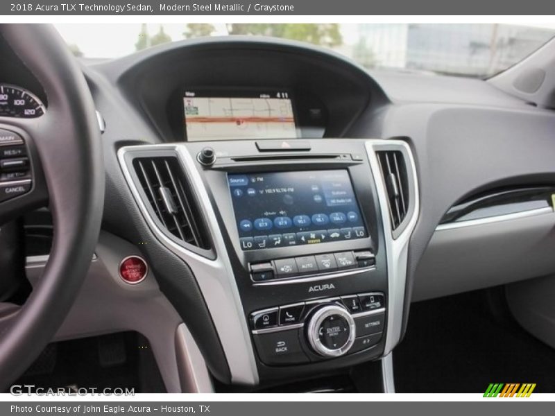 Modern Steel Metallic / Graystone 2018 Acura TLX Technology Sedan