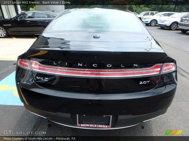 Black Velvet / Ebony 2017 Lincoln MKZ Premier