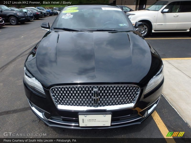 Black Velvet / Ebony 2017 Lincoln MKZ Premier