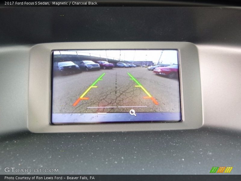 Magnetic / Charcoal Black 2017 Ford Focus S Sedan