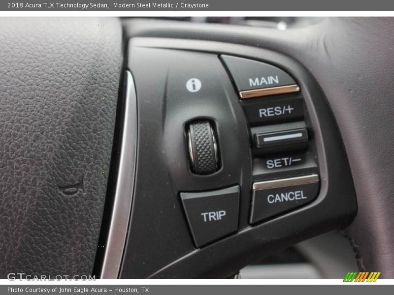 Modern Steel Metallic / Graystone 2018 Acura TLX Technology Sedan