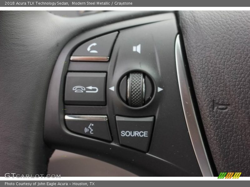 Modern Steel Metallic / Graystone 2018 Acura TLX Technology Sedan