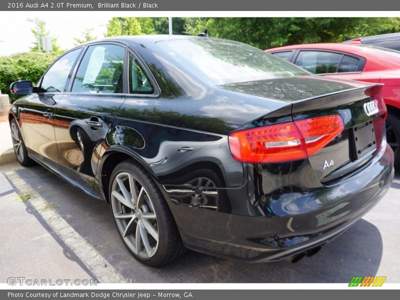 Brilliant Black / Black 2016 Audi A4 2.0T Premium