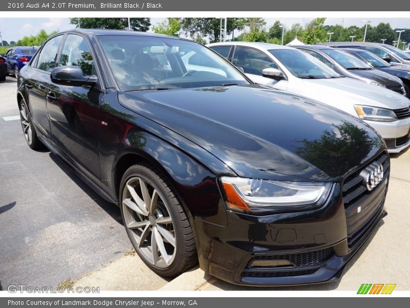 Brilliant Black / Black 2016 Audi A4 2.0T Premium