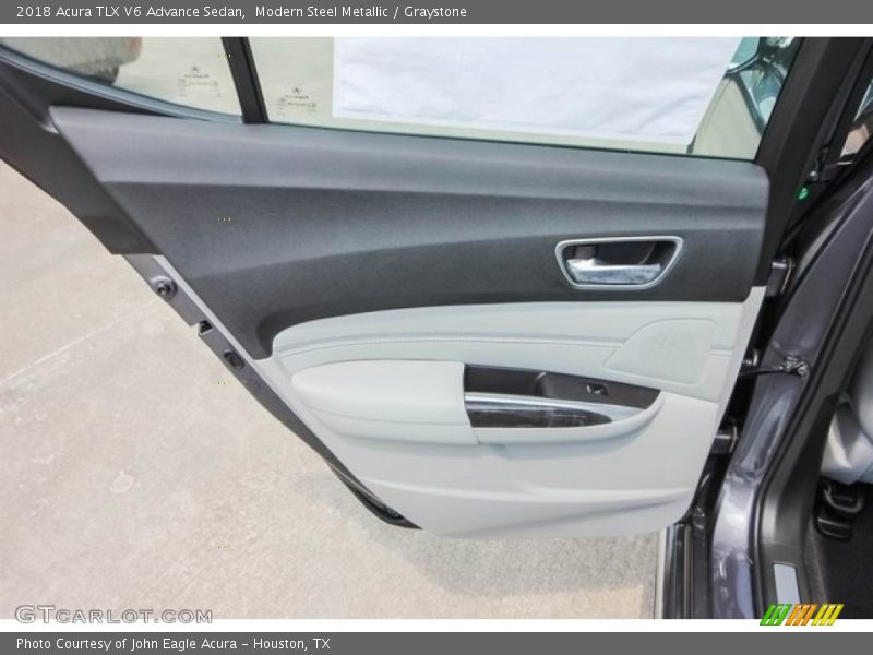 Modern Steel Metallic / Graystone 2018 Acura TLX V6 Advance Sedan