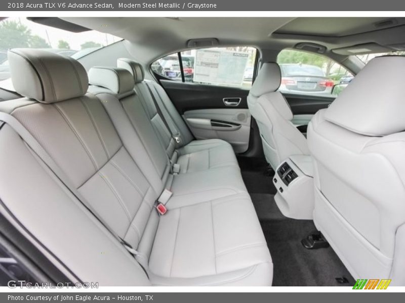 Rear Seat of 2018 TLX V6 Advance Sedan