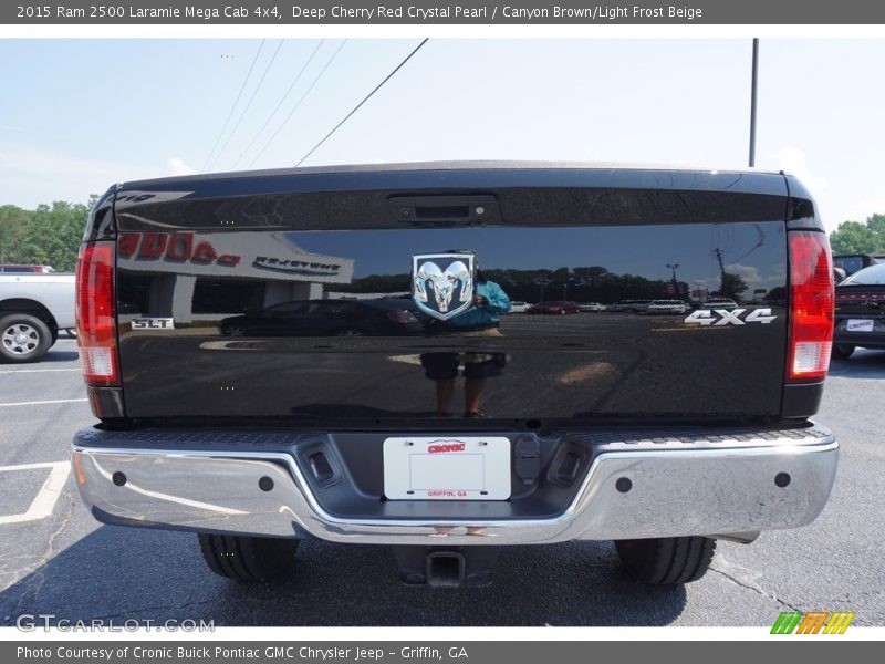 Deep Cherry Red Crystal Pearl / Canyon Brown/Light Frost Beige 2015 Ram 2500 Laramie Mega Cab 4x4