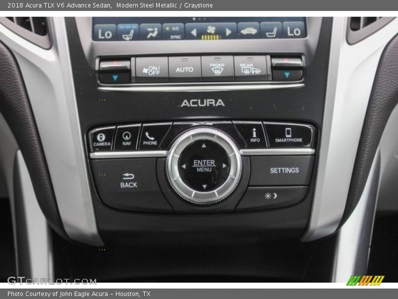 Modern Steel Metallic / Graystone 2018 Acura TLX V6 Advance Sedan