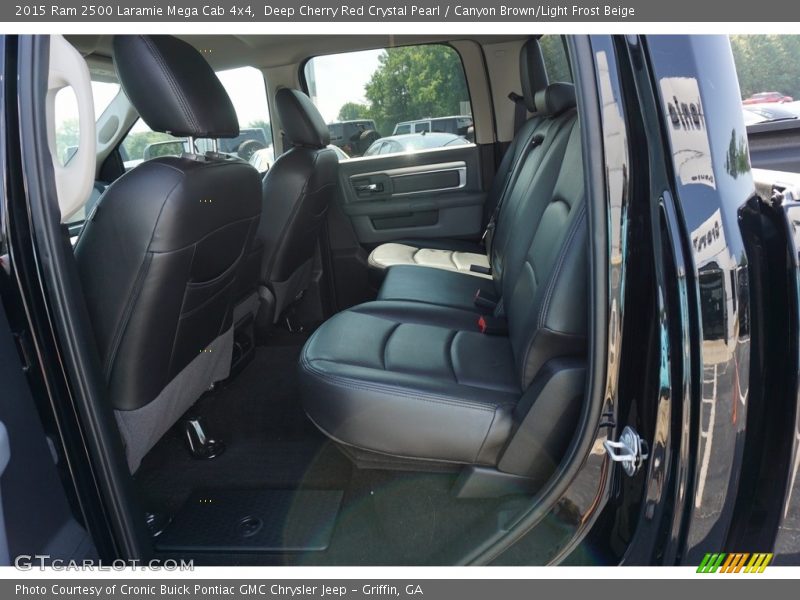 Deep Cherry Red Crystal Pearl / Canyon Brown/Light Frost Beige 2015 Ram 2500 Laramie Mega Cab 4x4
