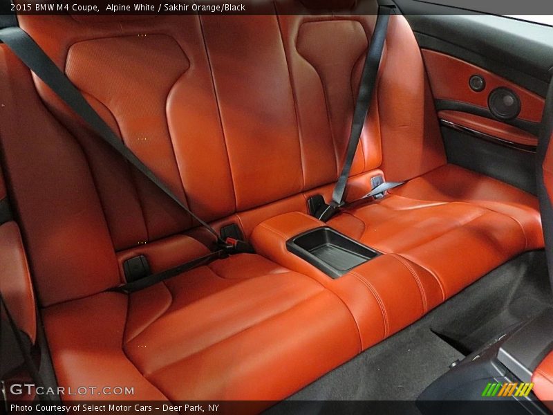 Alpine White / Sakhir Orange/Black 2015 BMW M4 Coupe