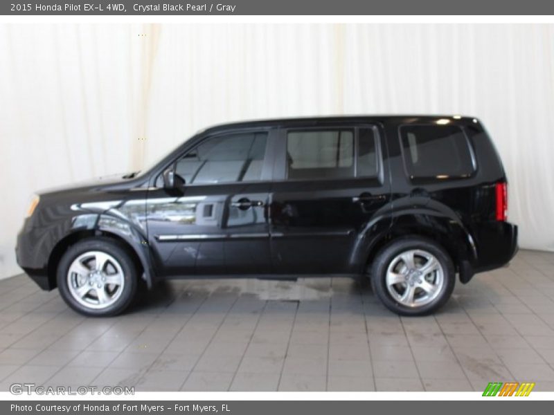 Crystal Black Pearl / Gray 2015 Honda Pilot EX-L 4WD