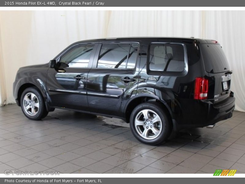 Crystal Black Pearl / Gray 2015 Honda Pilot EX-L 4WD