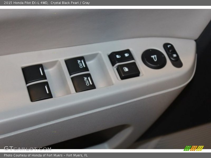 Crystal Black Pearl / Gray 2015 Honda Pilot EX-L 4WD
