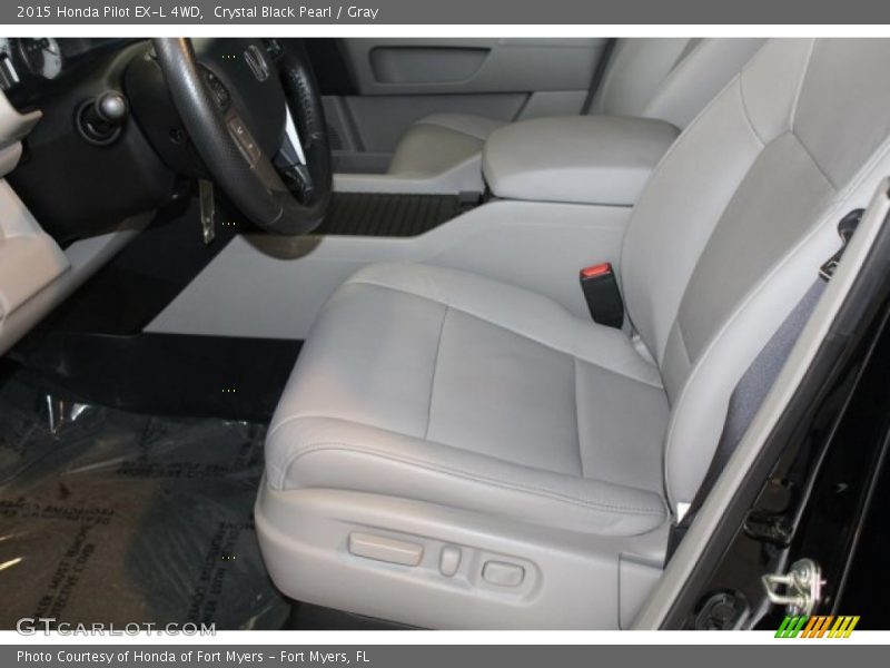 Crystal Black Pearl / Gray 2015 Honda Pilot EX-L 4WD