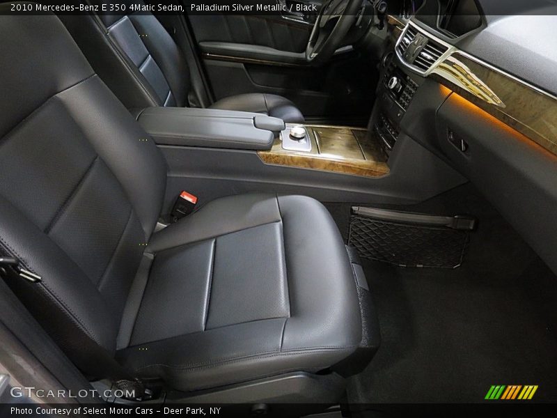 Palladium Silver Metallic / Black 2010 Mercedes-Benz E 350 4Matic Sedan