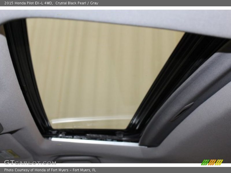 Crystal Black Pearl / Gray 2015 Honda Pilot EX-L 4WD