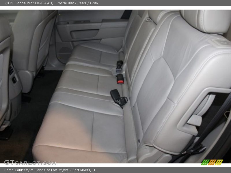 Crystal Black Pearl / Gray 2015 Honda Pilot EX-L 4WD