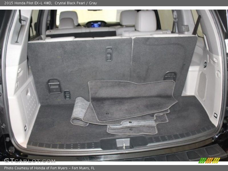Crystal Black Pearl / Gray 2015 Honda Pilot EX-L 4WD