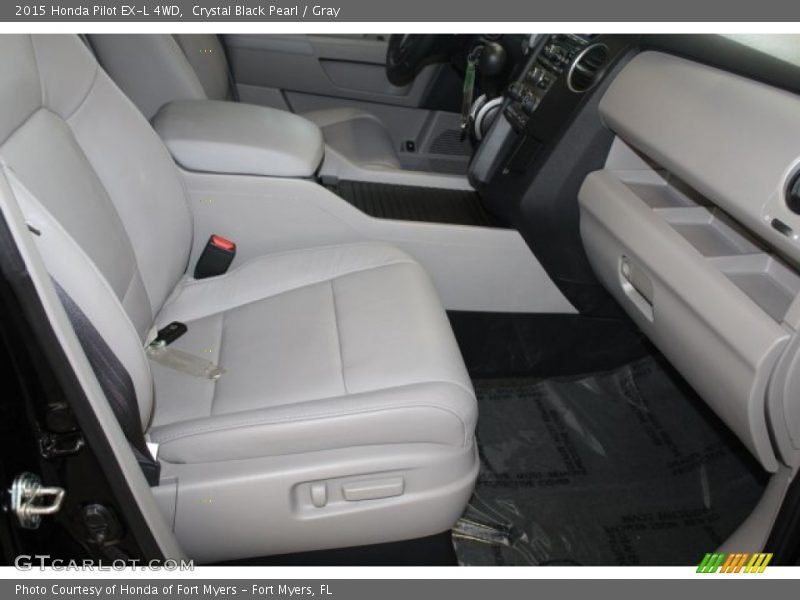 Crystal Black Pearl / Gray 2015 Honda Pilot EX-L 4WD