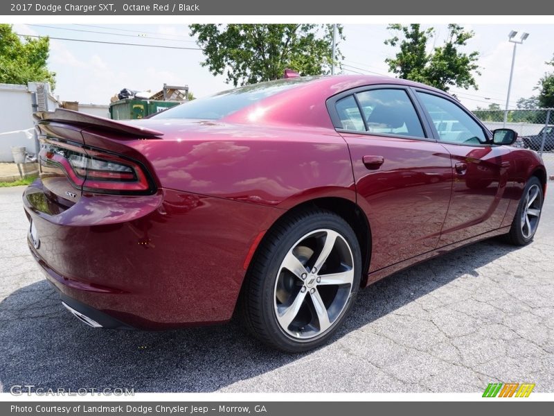 Octane Red / Black 2017 Dodge Charger SXT