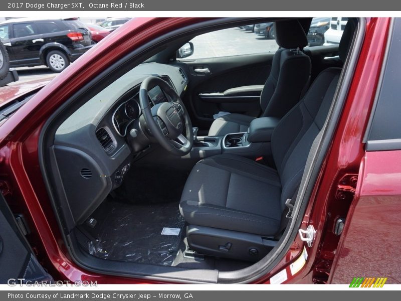 Octane Red / Black 2017 Dodge Charger SXT