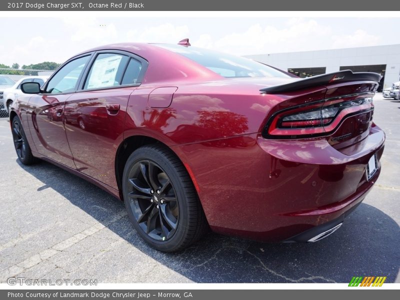 Octane Red / Black 2017 Dodge Charger SXT