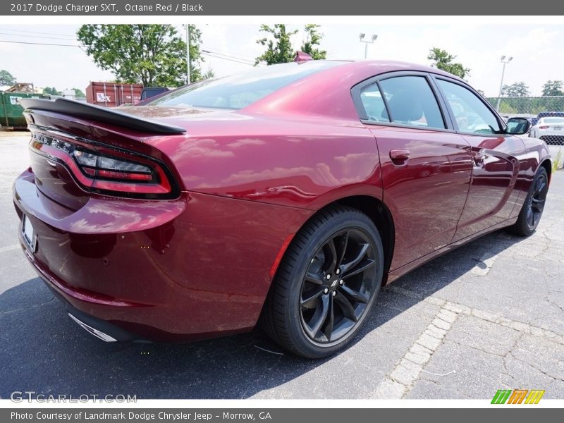Octane Red / Black 2017 Dodge Charger SXT