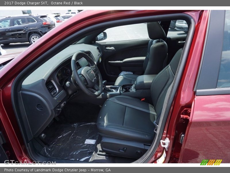 Octane Red / Black 2017 Dodge Charger SXT