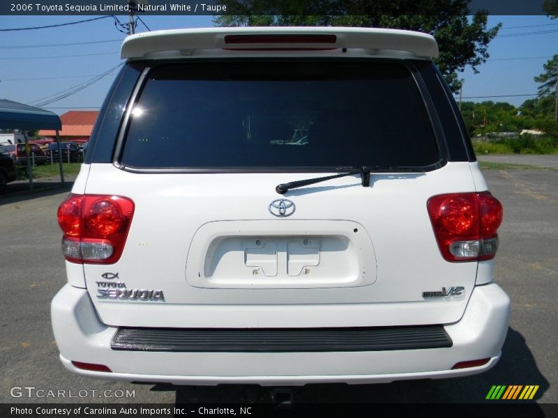 Natural White / Taupe 2006 Toyota Sequoia Limited