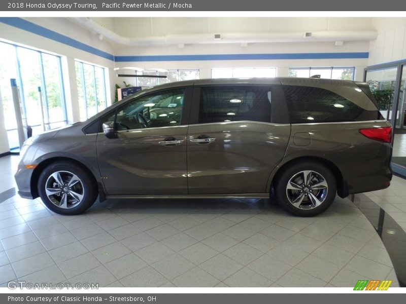 Pacific Pewter Metallic / Mocha 2018 Honda Odyssey Touring