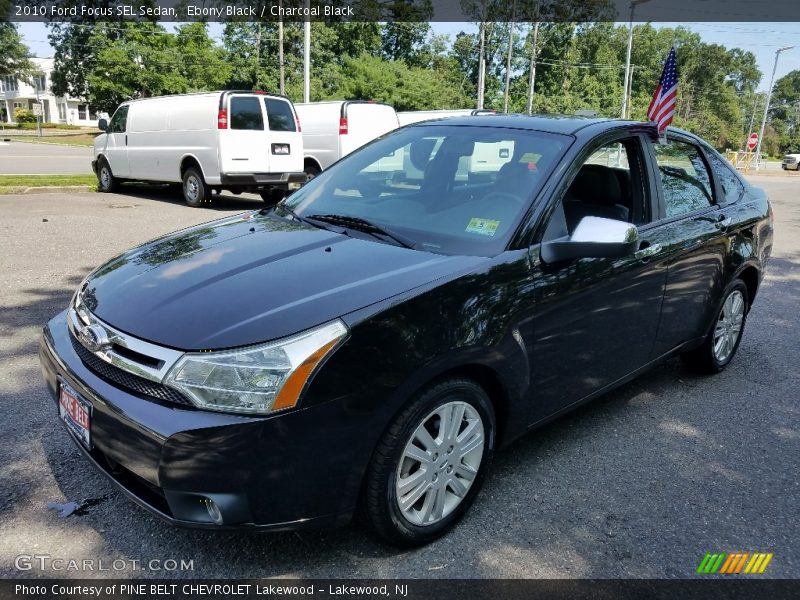 Ebony Black / Charcoal Black 2010 Ford Focus SEL Sedan