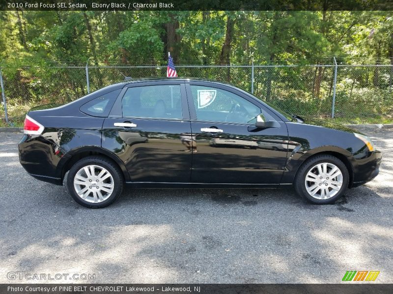 Ebony Black / Charcoal Black 2010 Ford Focus SEL Sedan