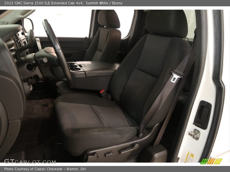 Summit White / Ebony 2013 GMC Sierra 1500 SLE Extended Cab 4x4