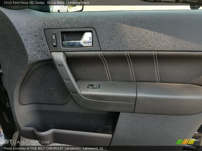 Ebony Black / Charcoal Black 2010 Ford Focus SEL Sedan