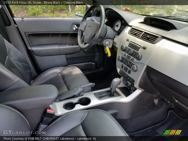 Ebony Black / Charcoal Black 2010 Ford Focus SEL Sedan