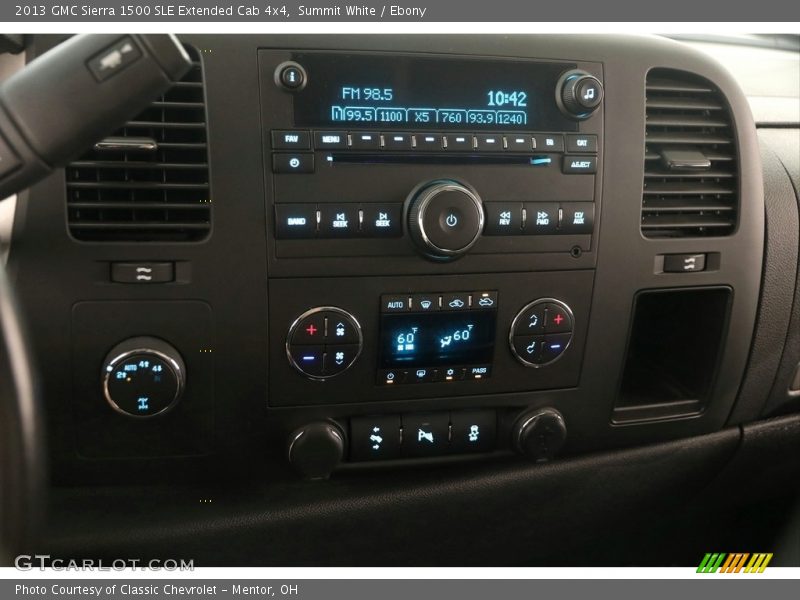 Summit White / Ebony 2013 GMC Sierra 1500 SLE Extended Cab 4x4