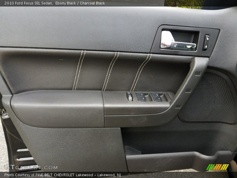Ebony Black / Charcoal Black 2010 Ford Focus SEL Sedan