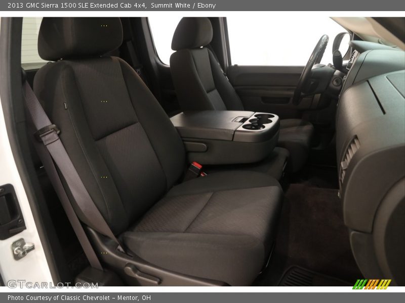 Summit White / Ebony 2013 GMC Sierra 1500 SLE Extended Cab 4x4