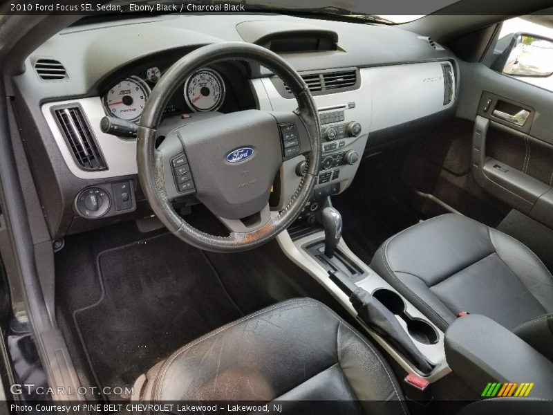 Ebony Black / Charcoal Black 2010 Ford Focus SEL Sedan