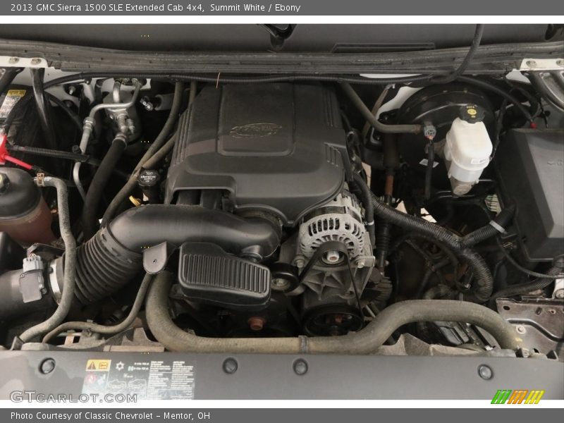 Summit White / Ebony 2013 GMC Sierra 1500 SLE Extended Cab 4x4