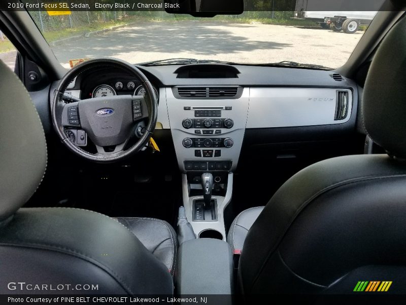 Ebony Black / Charcoal Black 2010 Ford Focus SEL Sedan