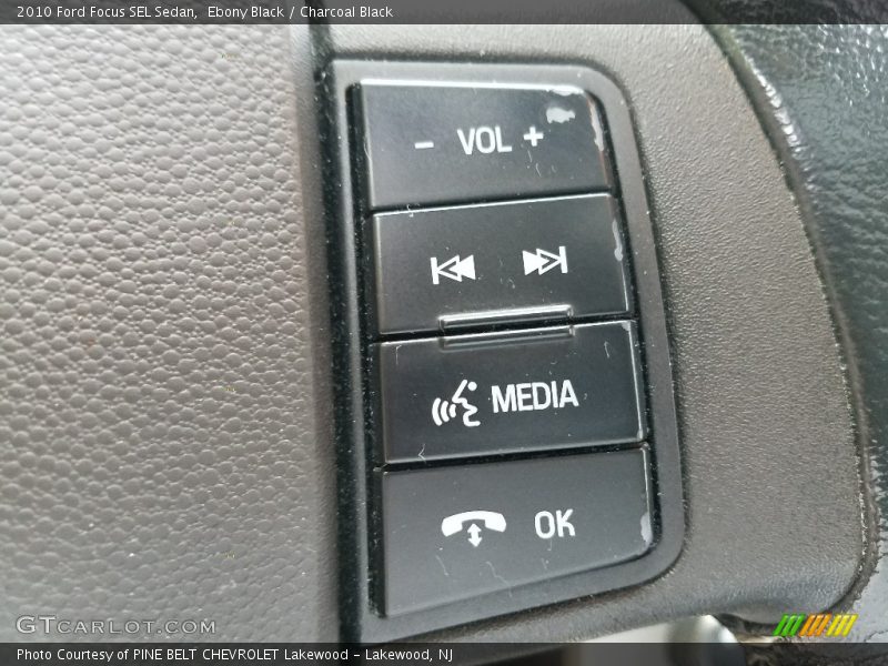 Ebony Black / Charcoal Black 2010 Ford Focus SEL Sedan