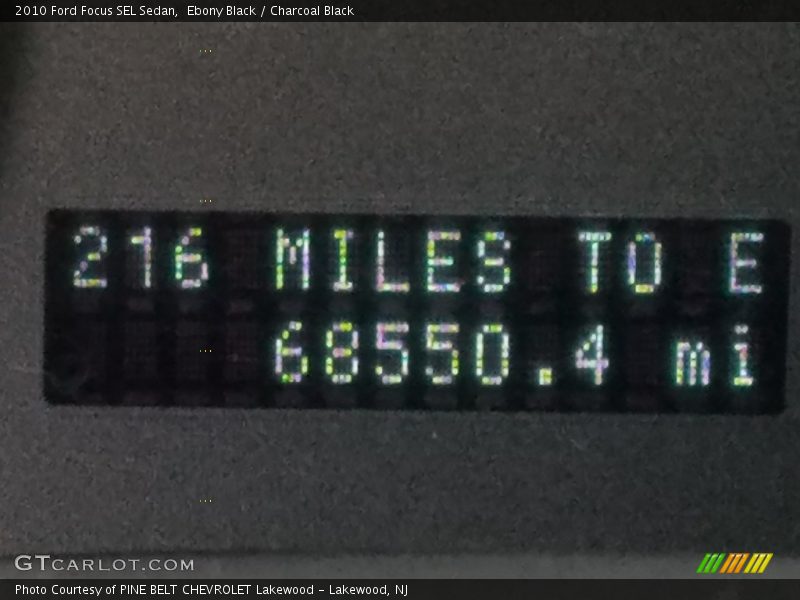 Ebony Black / Charcoal Black 2010 Ford Focus SEL Sedan