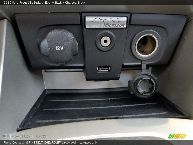Ebony Black / Charcoal Black 2010 Ford Focus SEL Sedan