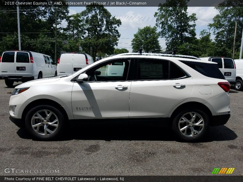 Iridescent Pearl Tricoat / Jet Black/­Cinnamon 2018 Chevrolet Equinox LT AWD