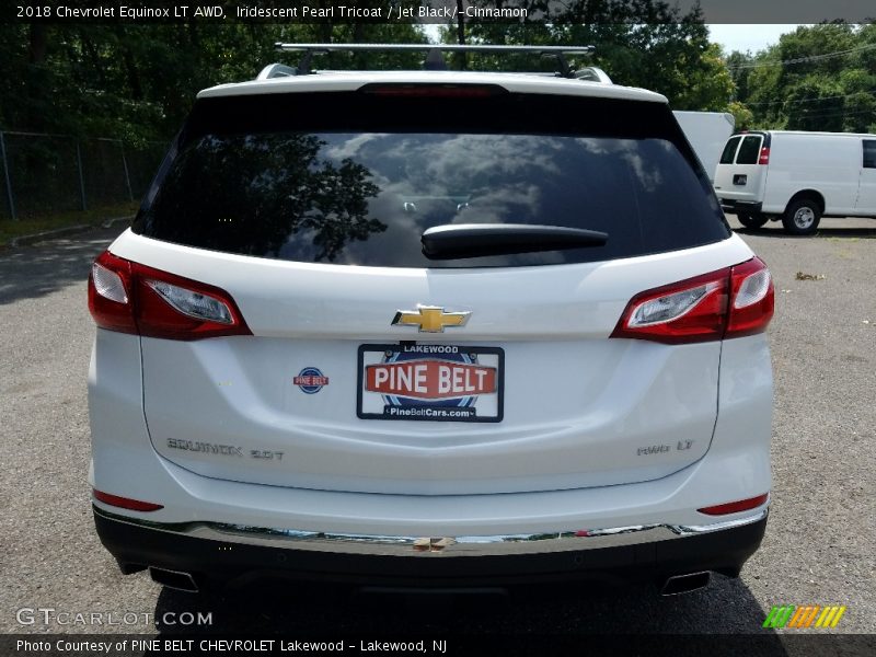 Iridescent Pearl Tricoat / Jet Black/­Cinnamon 2018 Chevrolet Equinox LT AWD