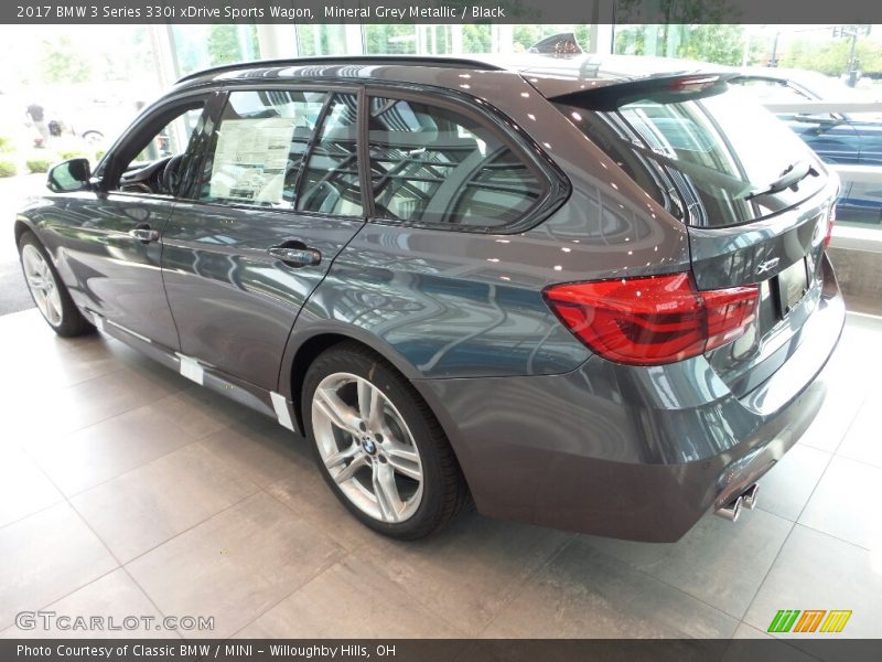 Mineral Grey Metallic / Black 2017 BMW 3 Series 330i xDrive Sports Wagon