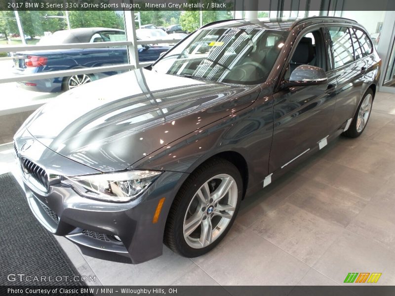 Mineral Grey Metallic / Black 2017 BMW 3 Series 330i xDrive Sports Wagon