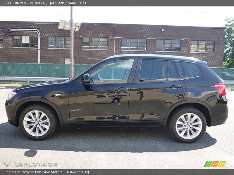 Jet Black / Sand Beige 2015 BMW X3 xDrive28i